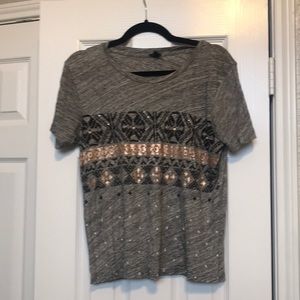 J. Crew Grey Casual Top